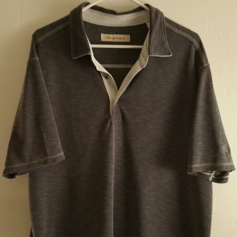 TOMMY BAHAMA Men’s XL Grey Polo Shirt